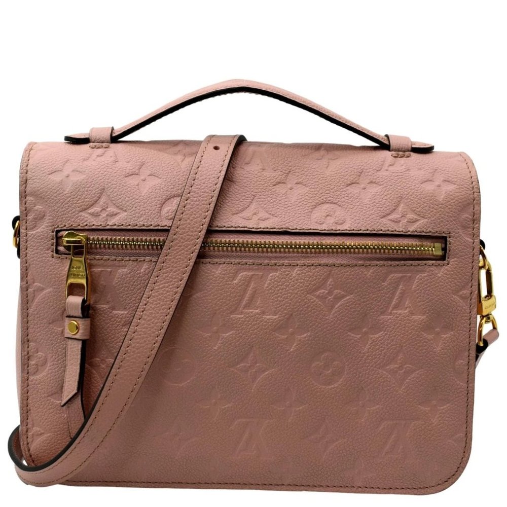 LOUIS VUITTON Metis Pochette Empreinte Leather Crossbody Bag Pink - Picture 3 of 12